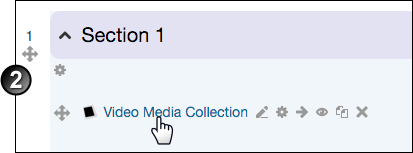 Select a media collection